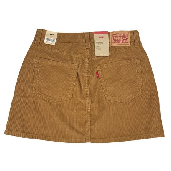 NWT LEVI'S Women's Icon Corduroy Mini Skirt Size 26 - Picture 8 of 9
